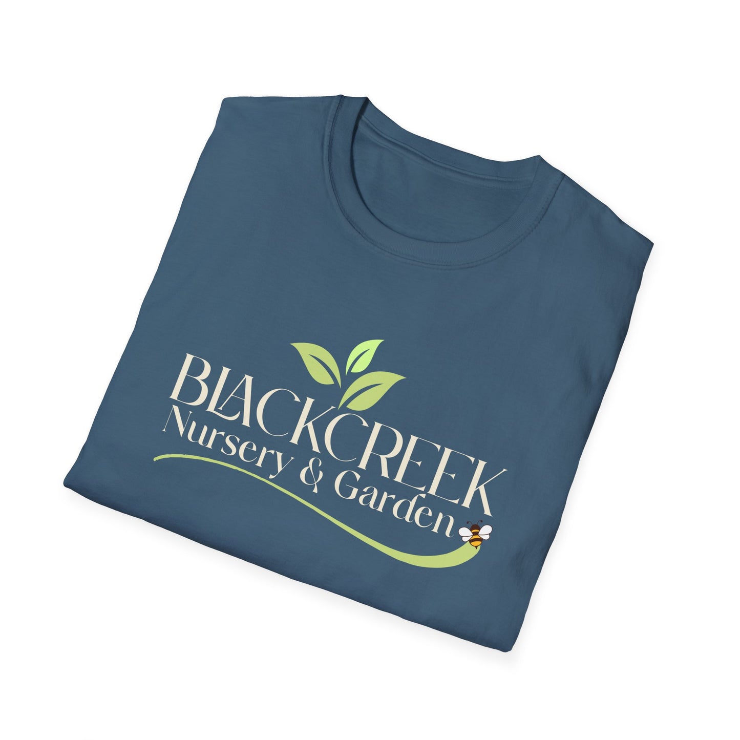 Black Creek Nursery T-Shirt, Gardening Tee, Nature Lover Gift, Unisex Softstyle Top, Eco-Friendly Apparel, Plant Lover Shirt