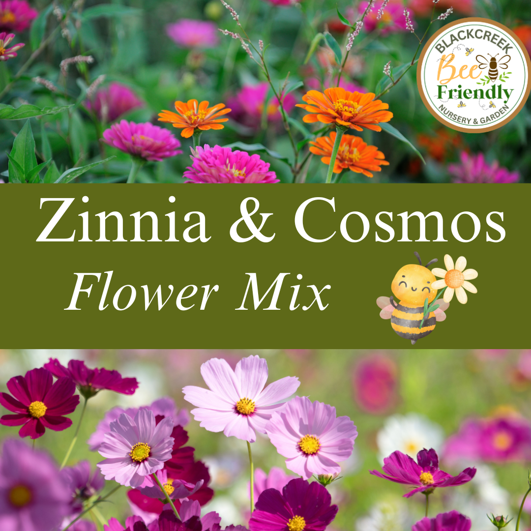 Cosmos Zinnia Pollinator Mix